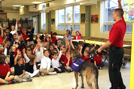Fred at school 